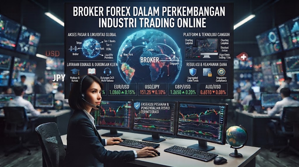 Broker Forex dalam Perkembangan Industri Trading Online